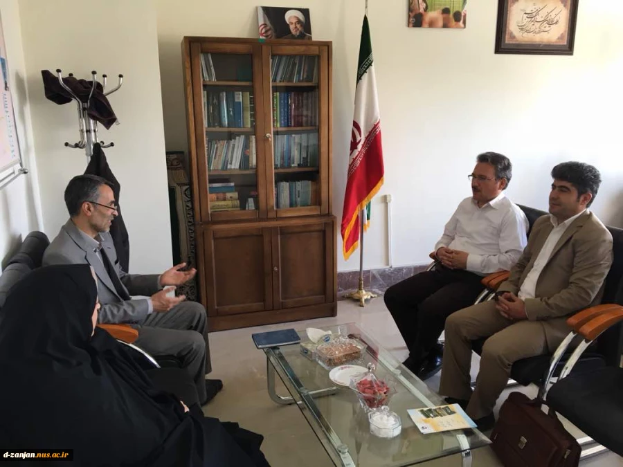 دیدار معاون اجرایی المپیاد جناب آقای دکتر داودی با مدیر کل امور اجتماعی و فرهنگی استانداری زنجان  2