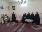 دیدار و تجلیل از خانواده شهیده رقیه شیری و دختر خردسالش از شهدای غیر نظامی جنگ رمضان 2