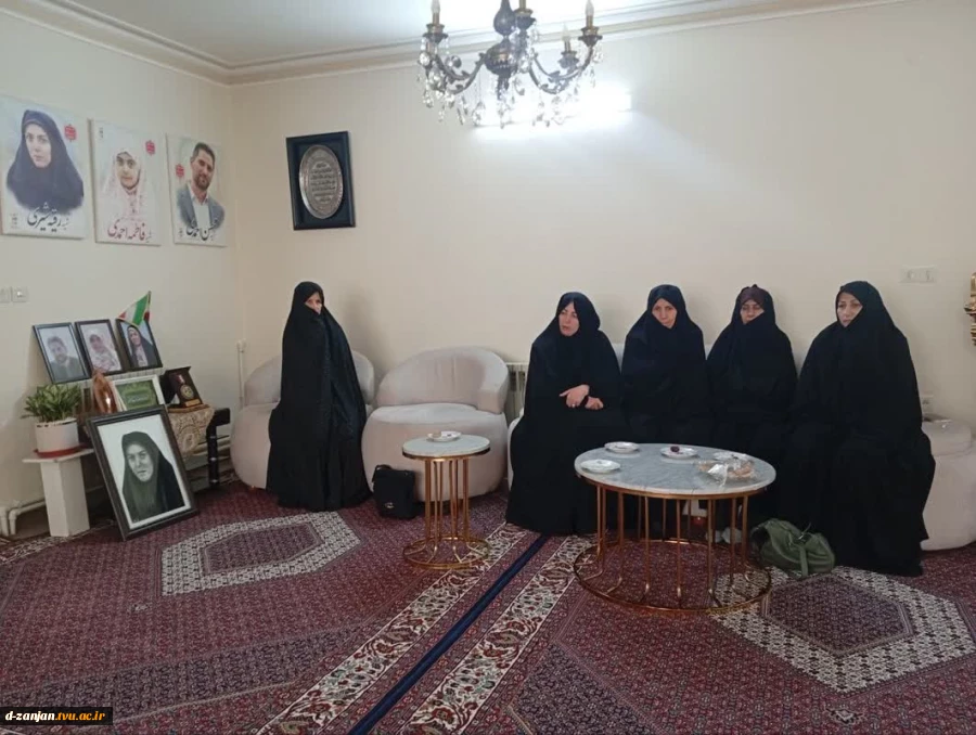 دیدار و تجلیل از خانواده شهیده رقیه شیری و دختر خردسالش از شهدای غیر نظامی جنگ رمضان 2
